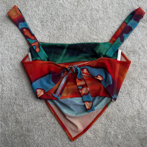 Miaou Colorful Mesh Top - Picture 8 of 16